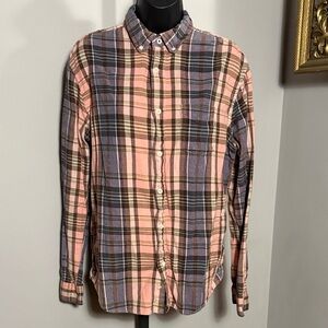 Aeropostale VINTAGE Medium Plaid Flannel Shirt